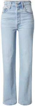 Levi's Ribcage Jeans (79078) light indigo - worn in