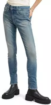 G-Star Lhana Skinny Split Jeans (D24356) sun faded biscay blue