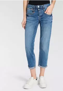 Herrlicher Shyra Tap Recycled Denim blue denim