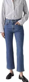 Levi's 725 High Rise Bootcut mosey mid stone - blau