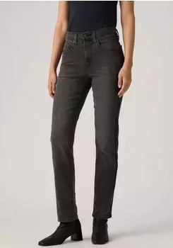 Levi's 724 High Rise Straight Jeans (LEV9tly001000003) grey denim