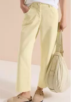 Cecil Wide Leg Jeans Loose-fit (B380964) light buttermilk yellow