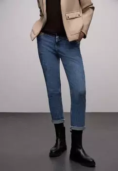 Street One Boyfriend Jeans Loose Fit light blau authentic washed