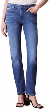 Calvin Klein Slim Indigo Channel Mid Rise Jeans (LV047C779G) indigo channel