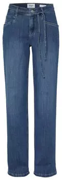 Toni Liv Straight Regular-Fit 5-Pocket Jeans Used Look mit Stretch blue bleached used
