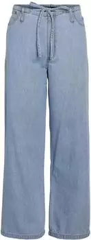 Noisy May Nmrine Nw Wide Elstc Jeans Light Washed Wide Leg (27036615) light blue denim