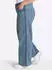 Sheego Jeans mit geflochtenen Streifen am weiten Bein (214001) blue-bleached