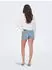 Only Blush Mid Skinny Raw Shorts (15196303) hellblau