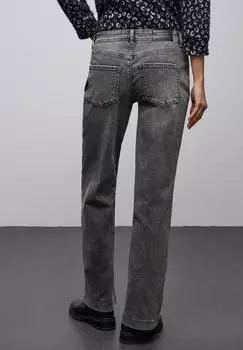 Street One Wide Leg Jeans 5-Pocket (A379586) mid grey washed