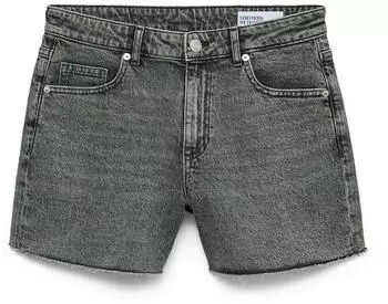Vero Moda VMTESS MR SHORT DNM Jeans Shorts Regular Fit (10301532) medium grey denim/rinsed/dark washed