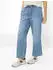 BRAX Damen Culotte Style MAINE S USED REGULAR BLUE denim blau Gr. (096112_9941420_25)