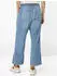 BRAX Damen Culotte Style MAINE S USED REGULAR BLUE denim blau Gr. (096112_9941420_25)