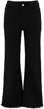 Hailys Ju44lina Wide Leg Jeans Loose Fit Light Washed schwarz