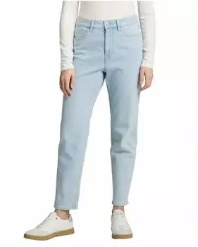 Tom Tailor Denim TTLINLEY MOM Jeans Regular High Waist Light Washed blue denim