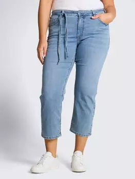 Tom Tailor Skinny-fit-Jeans mit Bindeband und Stretch clean light stone blue denim