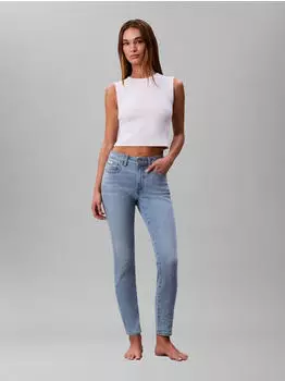 Calvin Klein Mid Rise Skinny Fit Jeans light cape