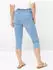 BRAX Caprihose PAMINA CAPRI BLEACHED LIGHT BLUE SLIGHTUSED denim hellblau (106300-10960420-29)