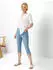 BRAX Caprihose PAMINA CAPRI BLEACHED LIGHT BLUE SLIGHTUSED denim hellblau (106300-10960420-29)