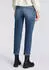 Herrlicher Breezy Cropped Denim Straight Fit Jeans Heavy Washed (HER2111001000002) happy blau