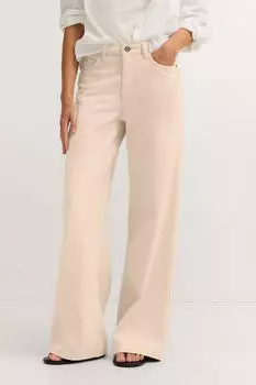 Bugatti 5-Pocket Jeans Culotte Style (W2321-12417) beige