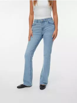 Vero Moda VMFLASH MR FLARED POCKET JNS RA3043 NOOS Bootcut Jeans (10342008) light blue denim