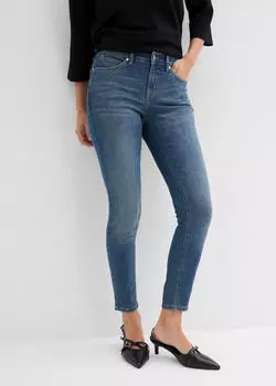 bonprix Skinny Fit Jeans Used Look Regular (96314695) blau denim used