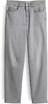 Opus Melly Relax Barrel Jeans Mid Rise Light Carbon Grey