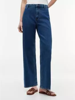 Tommy Hilfiger Wide Leg Rian HW Ankle High-Waist Jeans Washed Regular Fit (10267831) blue denim