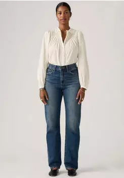 Levi's 300 Loose Fit Jeans 'Easy Dad' im 5-Pocket Design dunkelblau