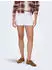 Only ONLMARTINA HW BELT DNM SHORTS High Waist Regular Fit white denim