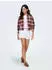 Only ONLMARTINA HW BELT DNM SHORTS High Waist Regular Fit white denim
