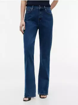 Tommy Hilfiger Bootcut Rian RW Bootcut Jeans dunkelblau rinsed/dark washed