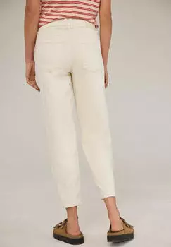 Street One High Waist Wide Leg Jeans Culotte Casual Fit beige