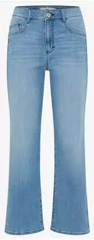 BRAX Damen Culotte Style MAINE S USED LIGHT BLUE denim hellblau Gr. (096132_9935120_27)