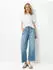 BRAX Damen Culotte Style MAINE S USED LIGHT BLUE denim hellblau Gr. (096132_9935120_27)