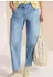 Cecil Barrel Leg Jeans Loose Fit Used Wash (B380949) light blue used wash