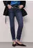 Street One Slim Leg Jeans Slim Fit Low Waist Heavy Washed (A3802261647124H) dunkelblau