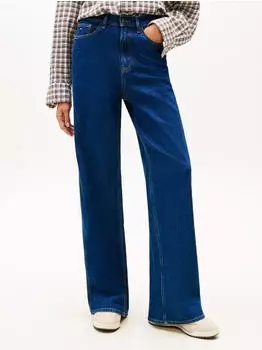 Tommy Hilfiger Claire Hose Wide Leg High Waist (DW0DW22438) blue denim