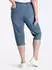 Sheego Capri Jeans in leichter Waschung (220900) blue-bleached