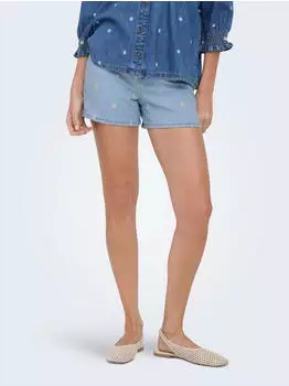 Only ONLJOSEPHINE HW DAISY DNM Denim Shorts Regular Fit Light Washed (15372249) blue denim