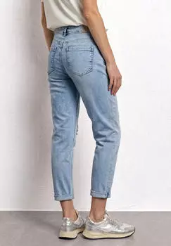 Street One A380974 Jeans Casual Fit Slim Legs bleached destroy washed