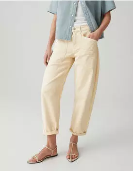 Opus Relax-fit-Jeans Melly breeze Candiani Denim in Barrel Fit honey butter