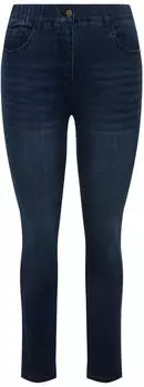 Ulla Popken Jeans Sarah Slim Fit High Waist Rinsed Wash (825695) blue denim