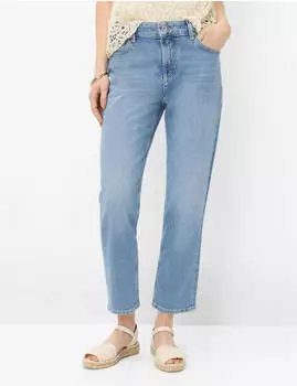BRAX Damen Five-Pocket-Hose Style MADISON S USED LIGHT BLUE denim hellblau Gr. (096402_9941720_28)