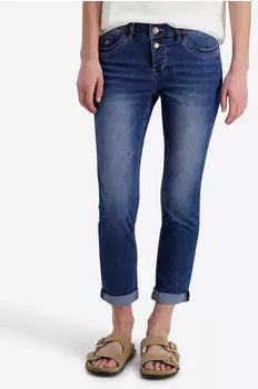 Timezone Nalitz 7/8 Slim Fit Mid Waist (T1 70080.3014) brisk blue wash