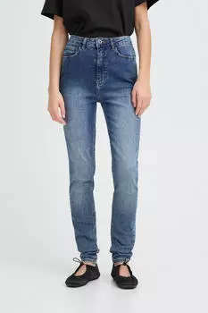 ICHI IHTWIGGY SLIM HIGH WAIST Slim-Fit Jeans (20122631) medium blue
