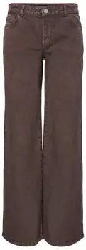 Pieces PCSELMA Wide Fit Jeans hot fudge