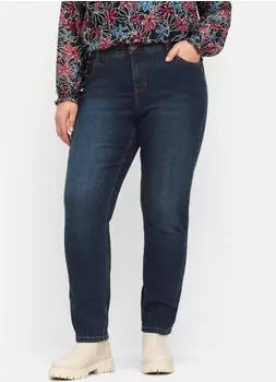 Sheego Stretch Jeans lang (328492_92) dark blue denim