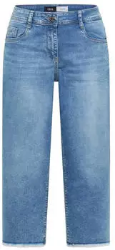 Cecil Loose Fit Jeans High Waist Wide Leg (B380960) light blue washed