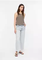 comma Weite Jeans Jeans-Hose ANNA - Culotte Jeans blau 34